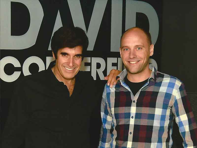 Drohnenmagier Jean Olivier trifft David Copperfield in Las Vegas